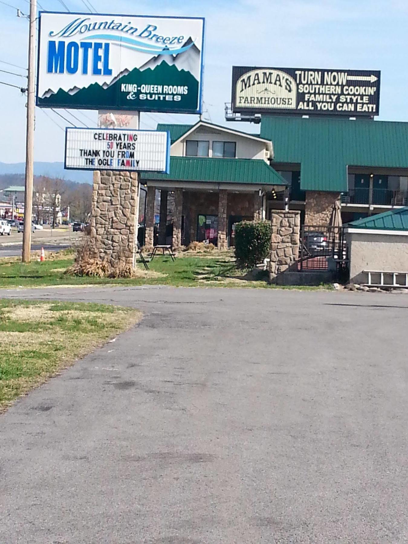 Mountain Breeze Motel Pigeon Forge Eksteriør bilde